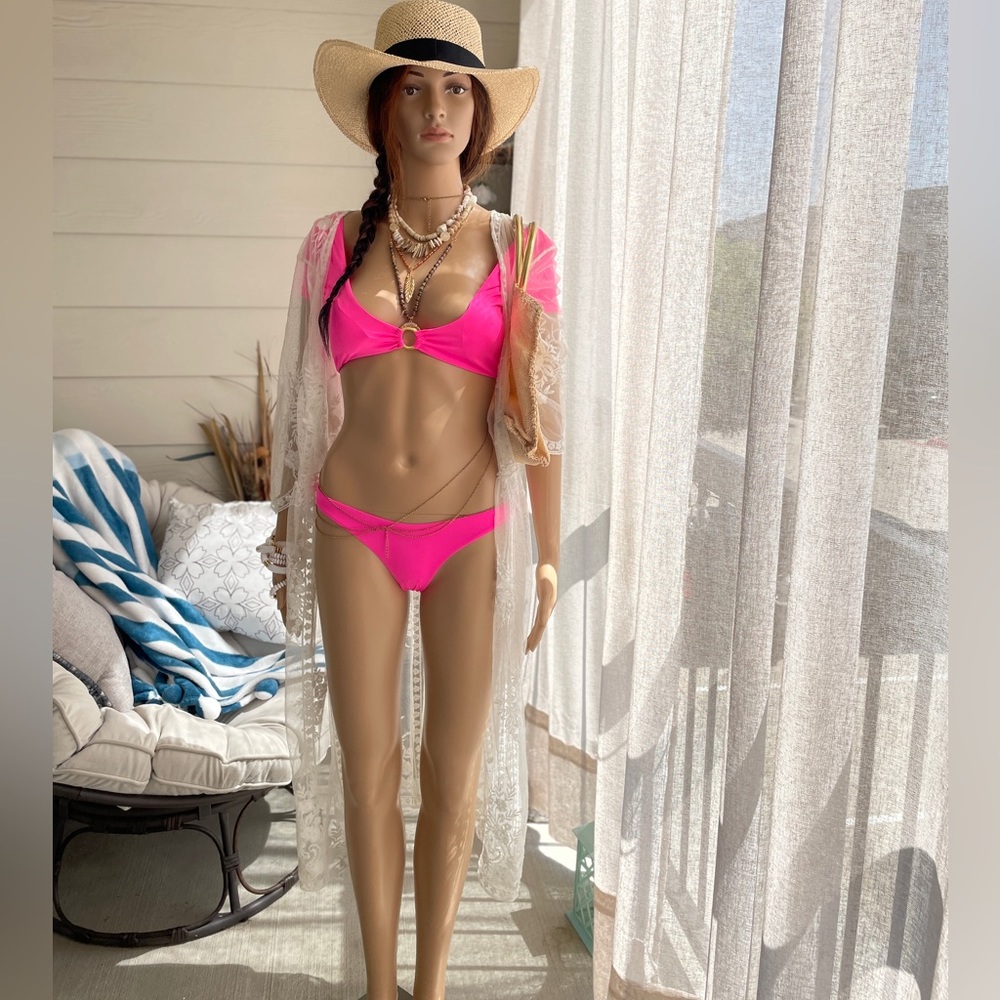 Pink Bikini Set Small New